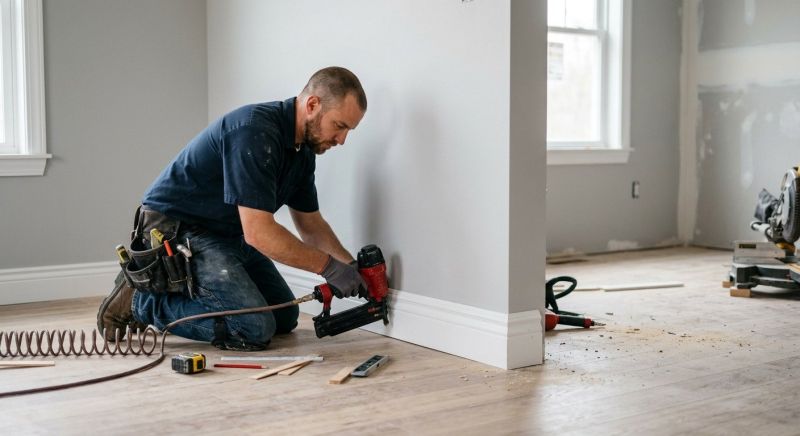 Baseboard Refinishing